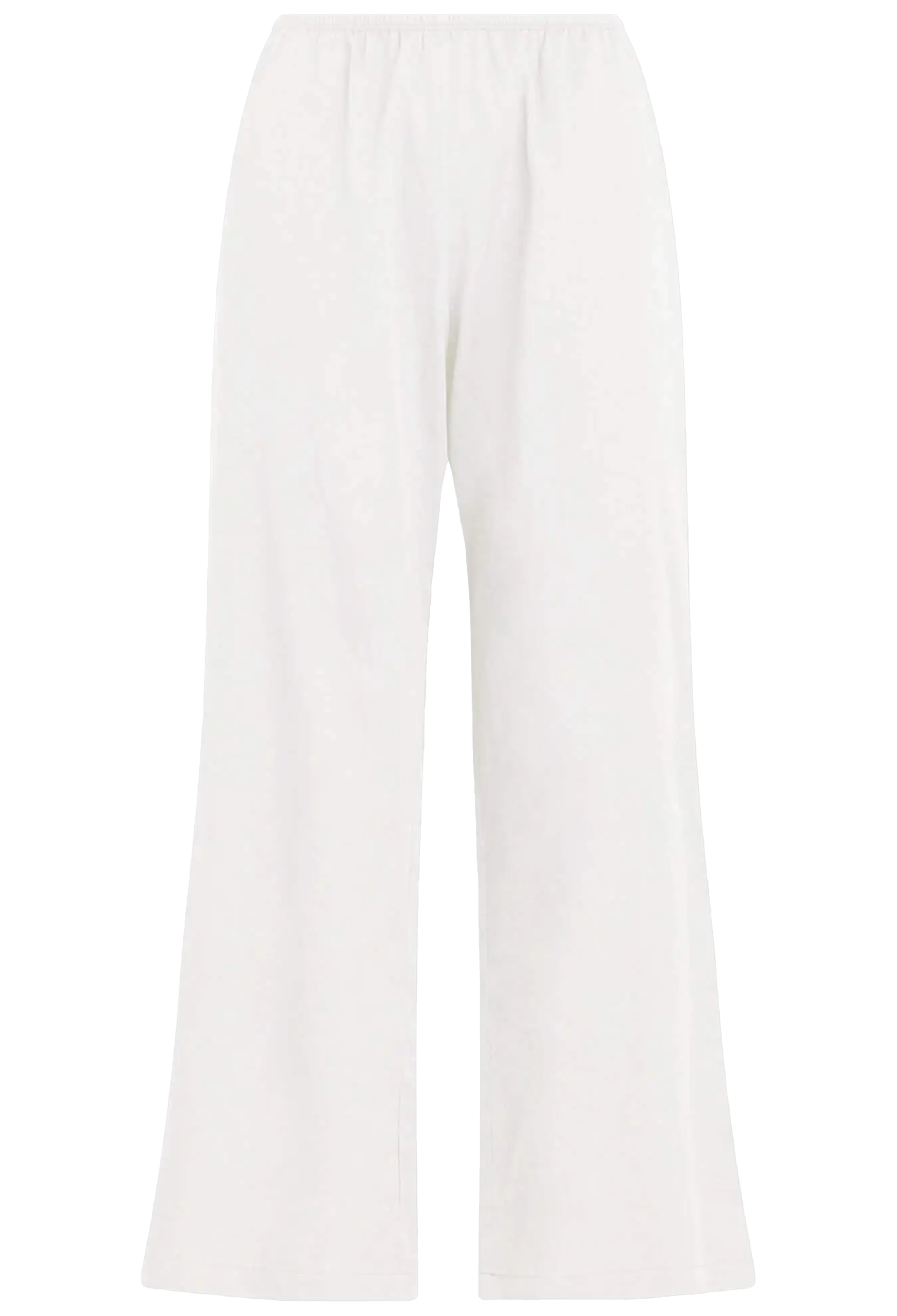 White pants on a white background