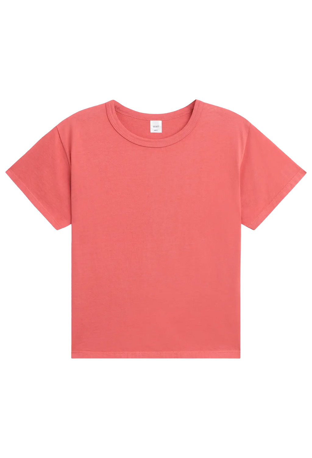 pink t-shirt on a white background