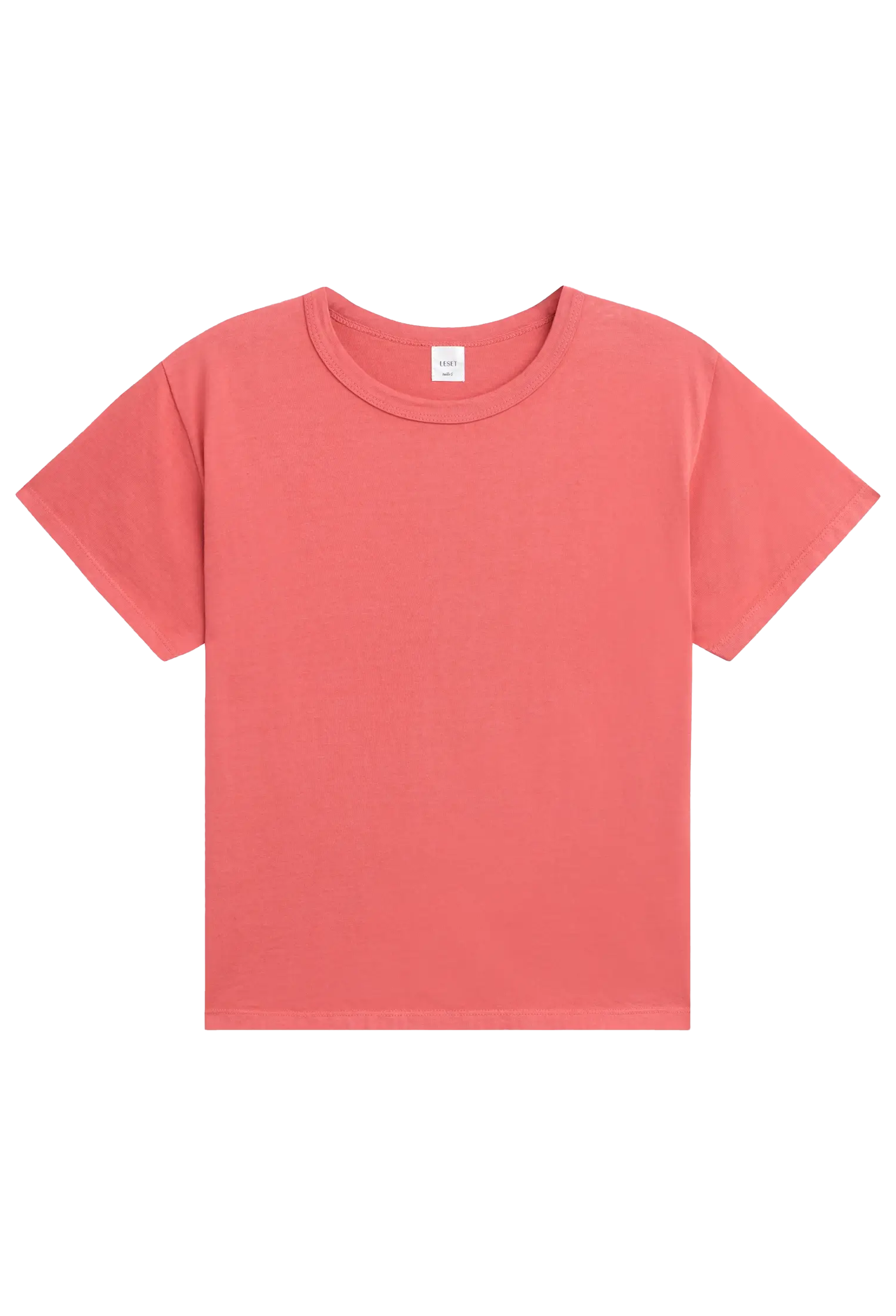pink t-shirt on a white background