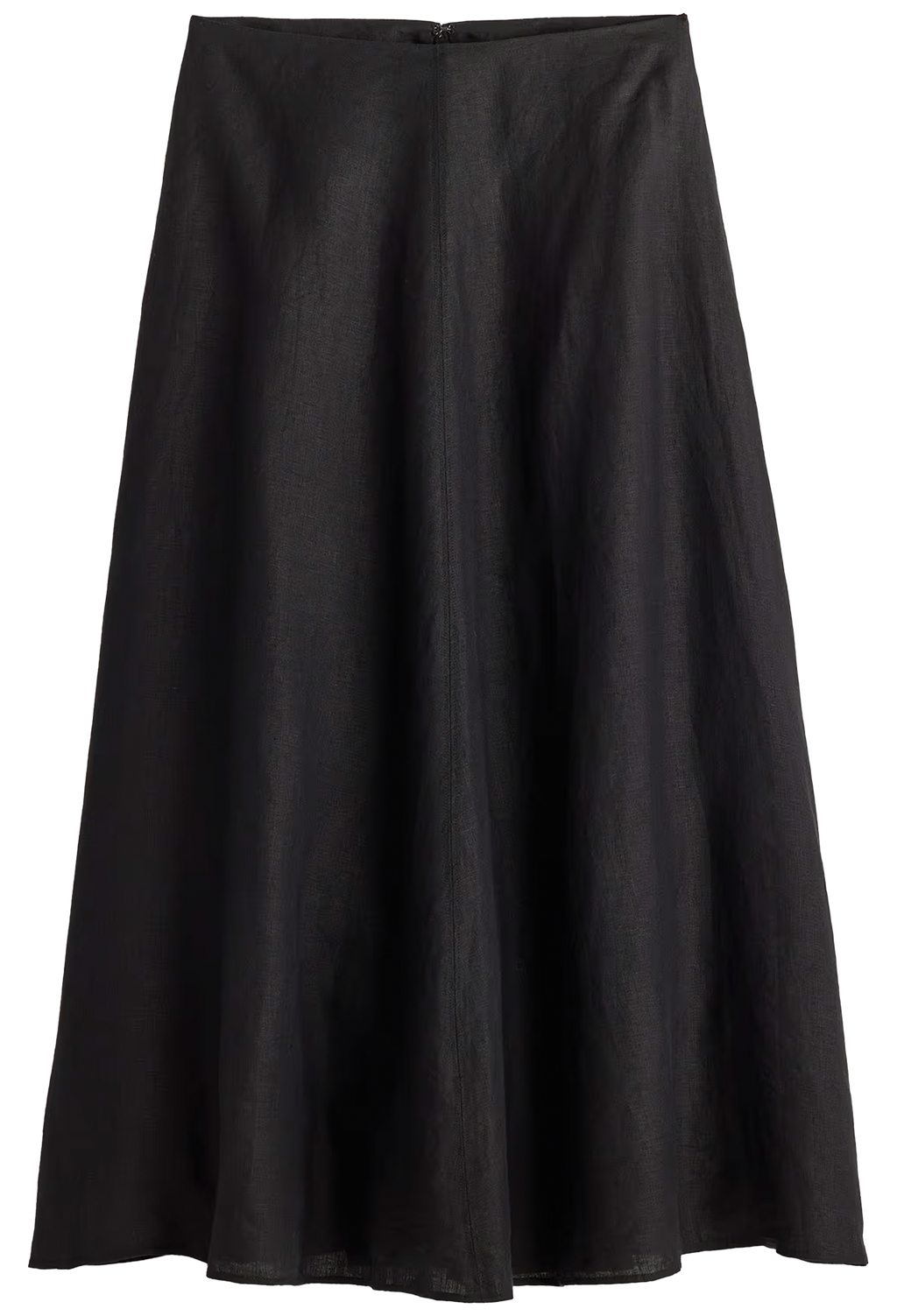 Black skirt on a white background