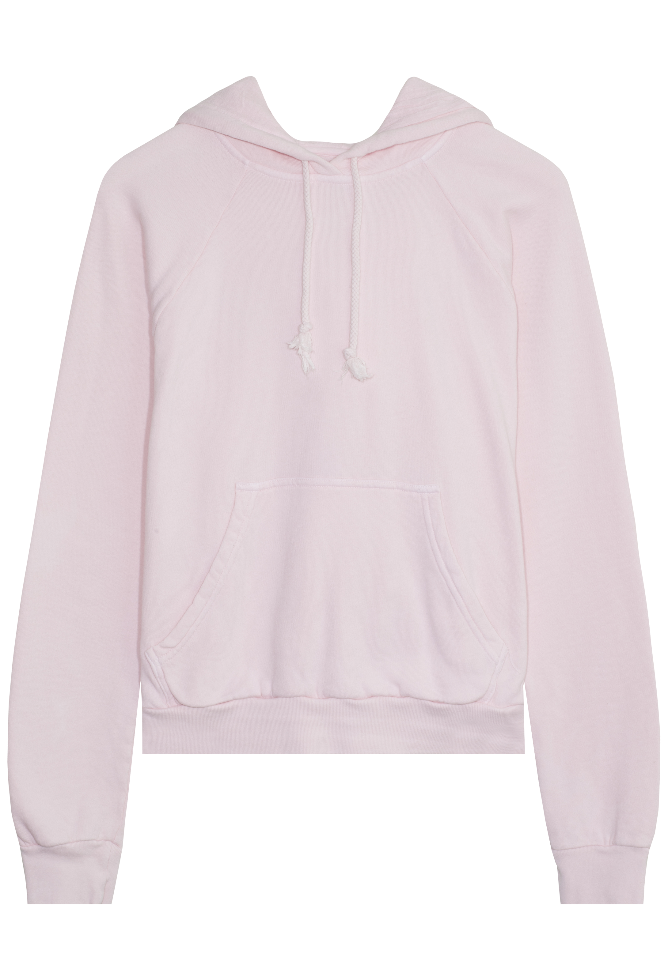 Pink hoodie on a white background