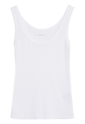White tank top on a white background
