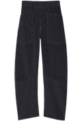 Black pants on a white background
