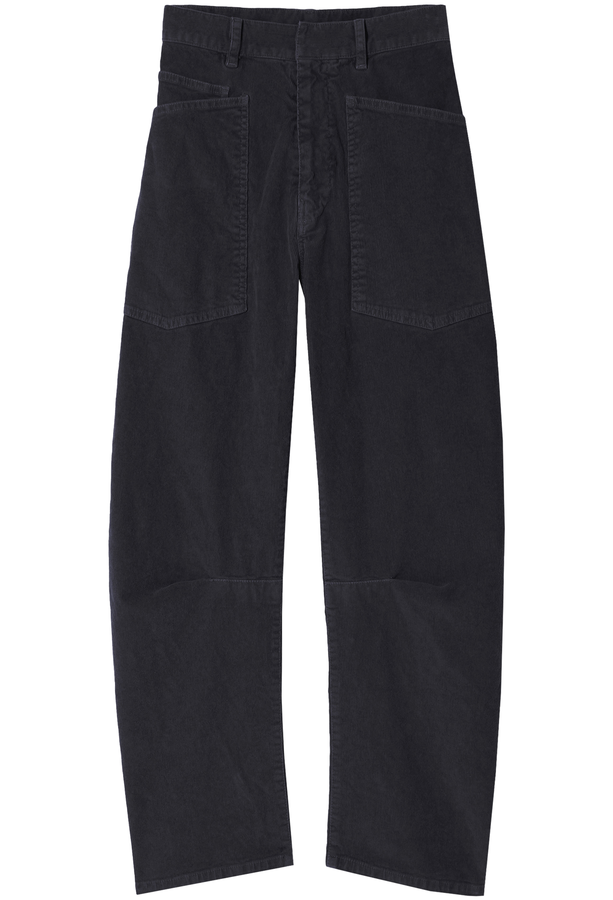 Black pants on a white background