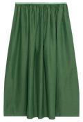 green skirt on a white background