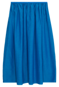 blue skirt on a white background