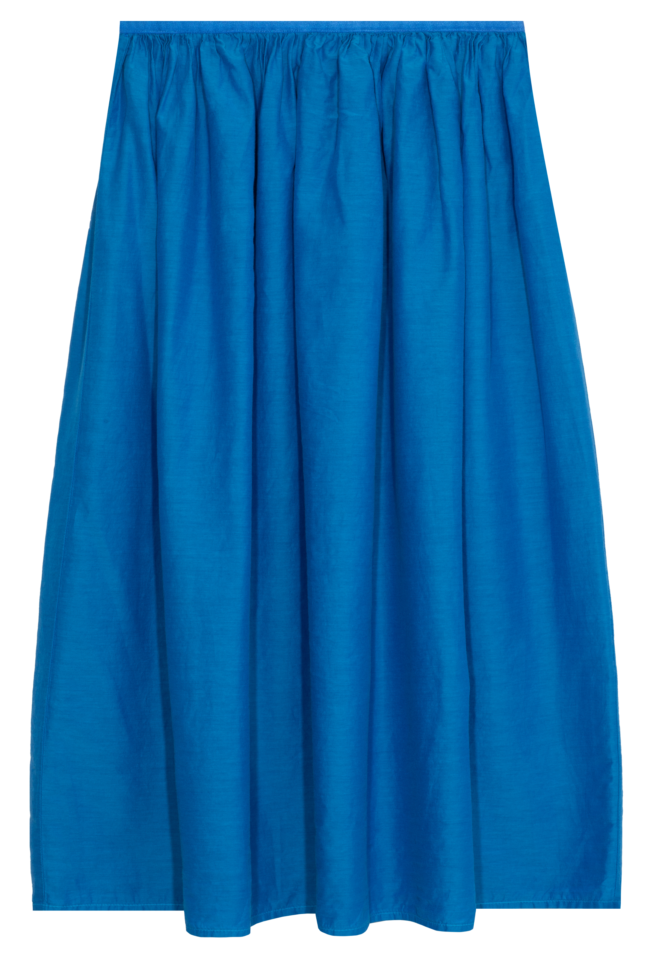 blue skirt on a white background