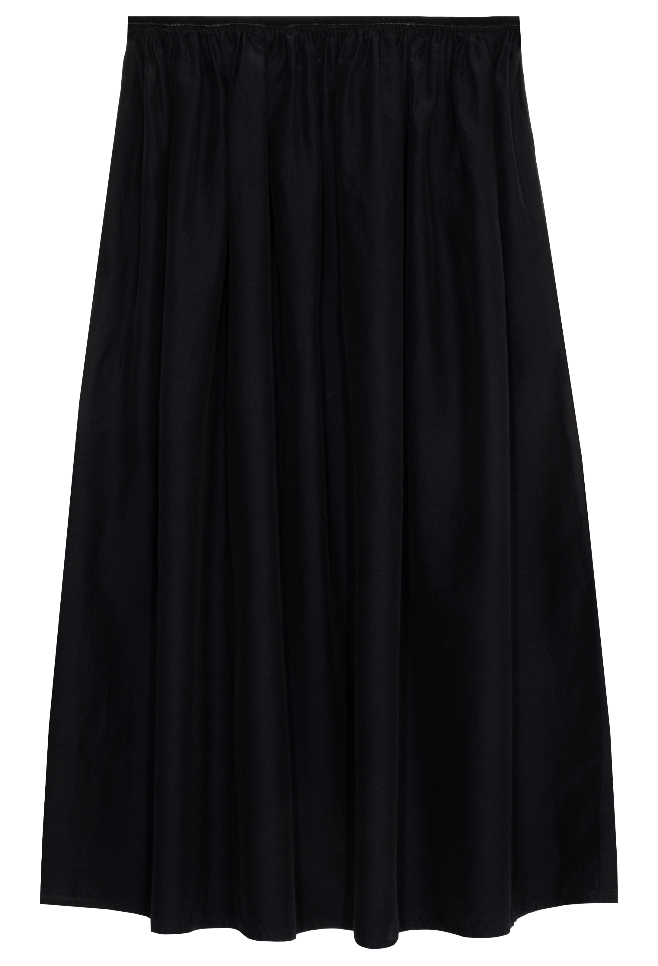 black skirt on a white background