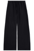 black pants on a white background