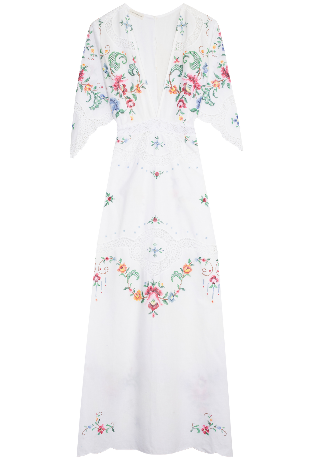 Long V-Neck Dress