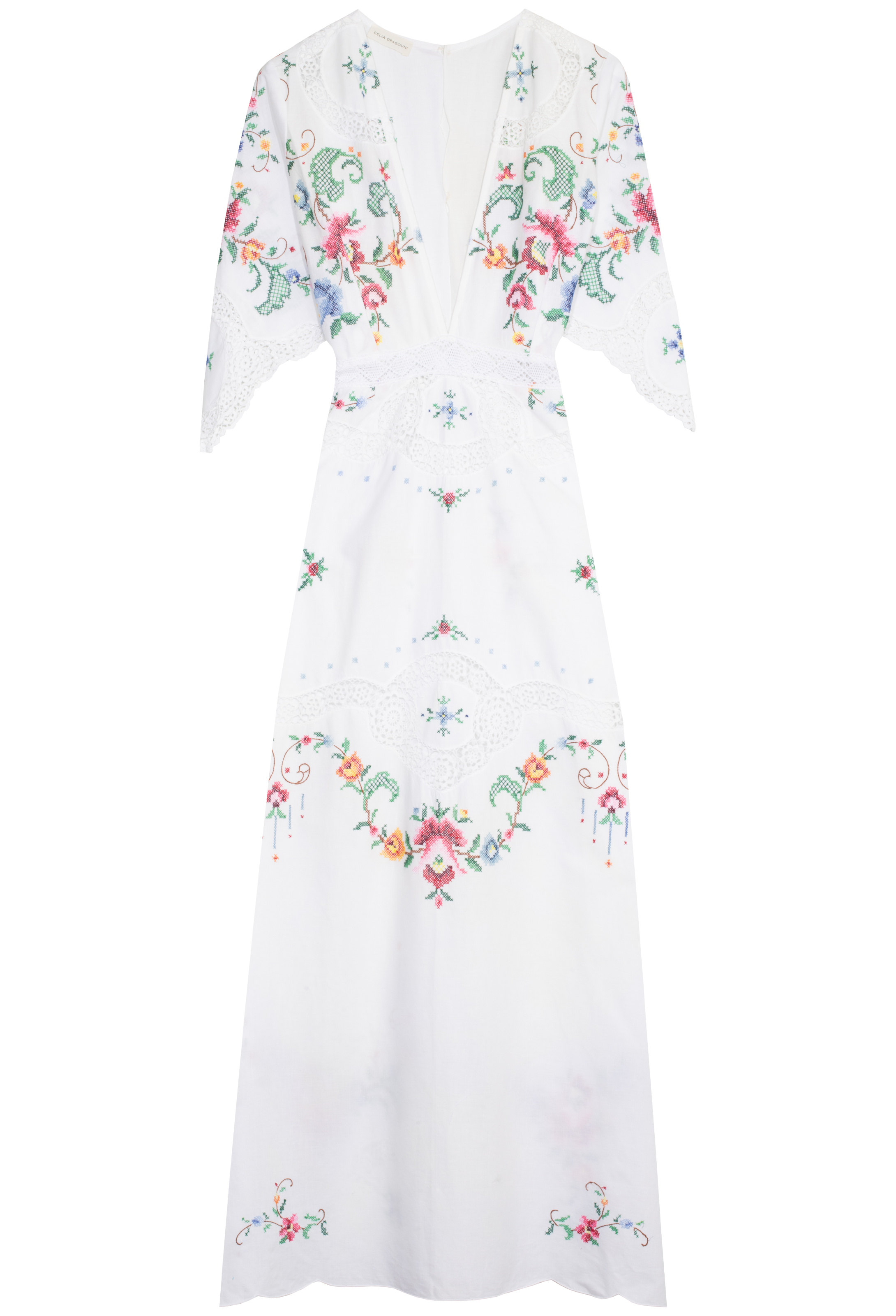 Long V-Neck Dress