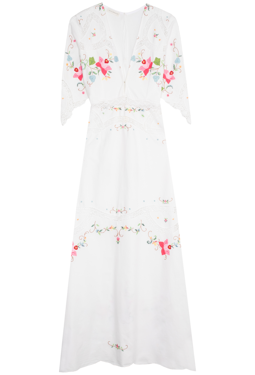 Long V-Neck Dress