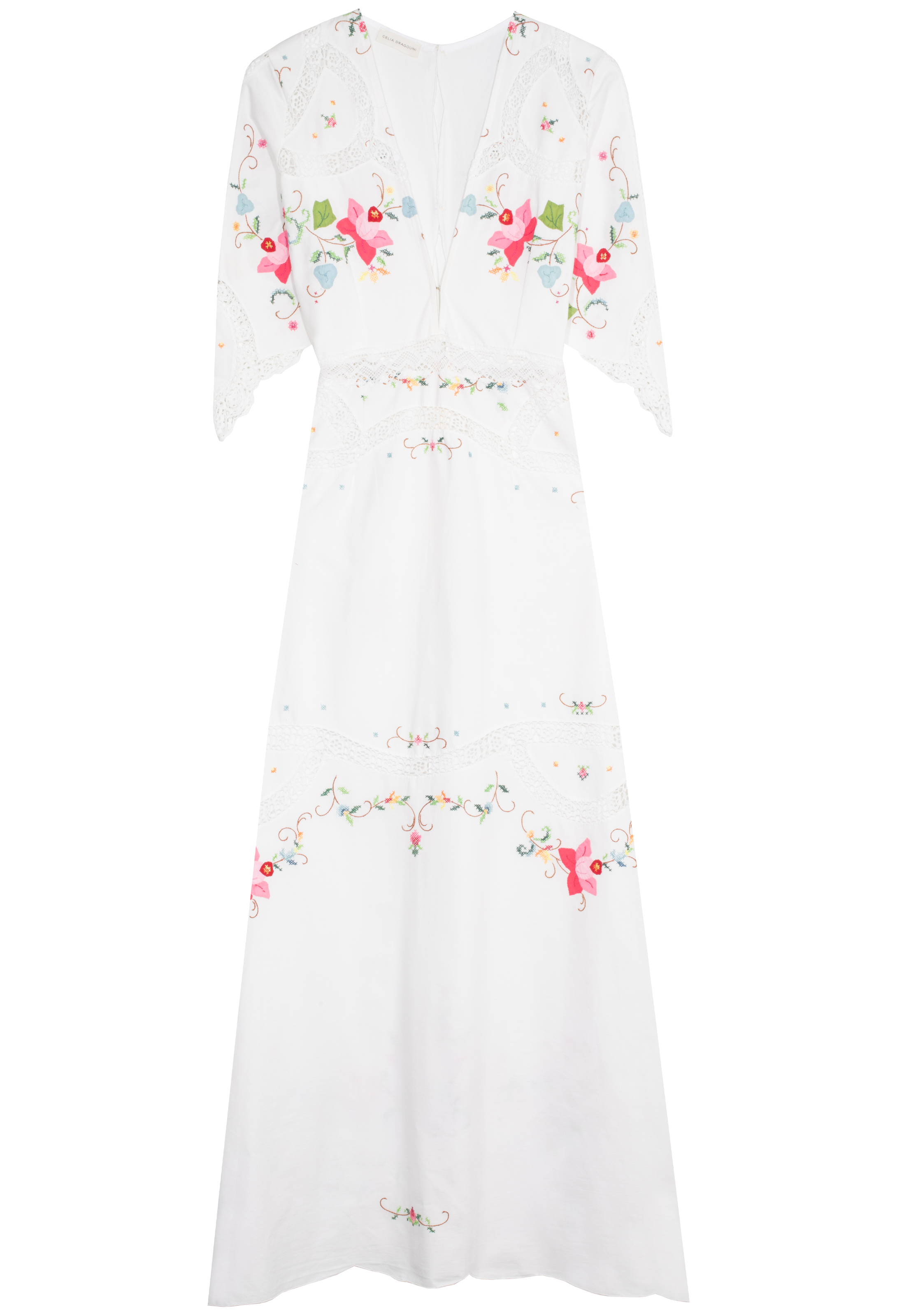 Long V-Neck Dress