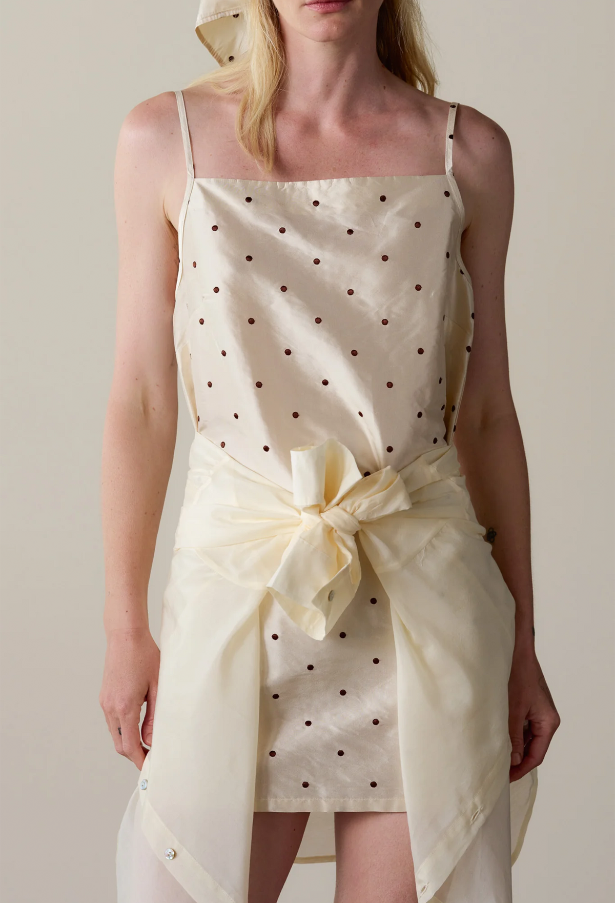 Silk Taffeta Mini Dress