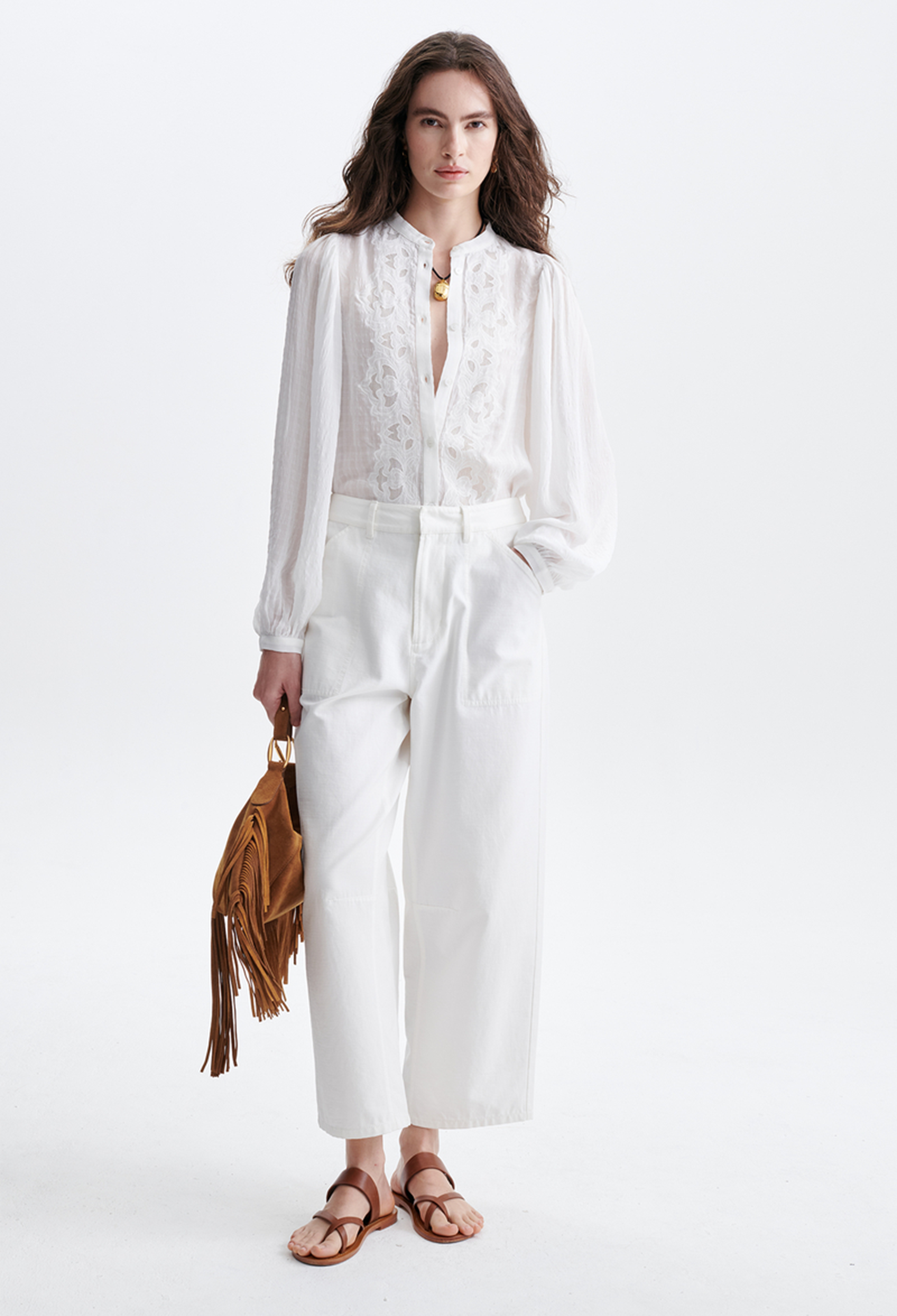 Haldo Embroidered Blouse