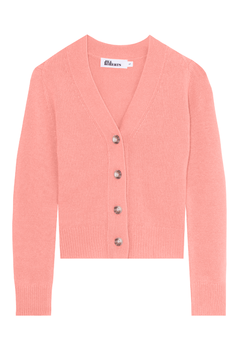 Shrunken V-Neck Cardigan