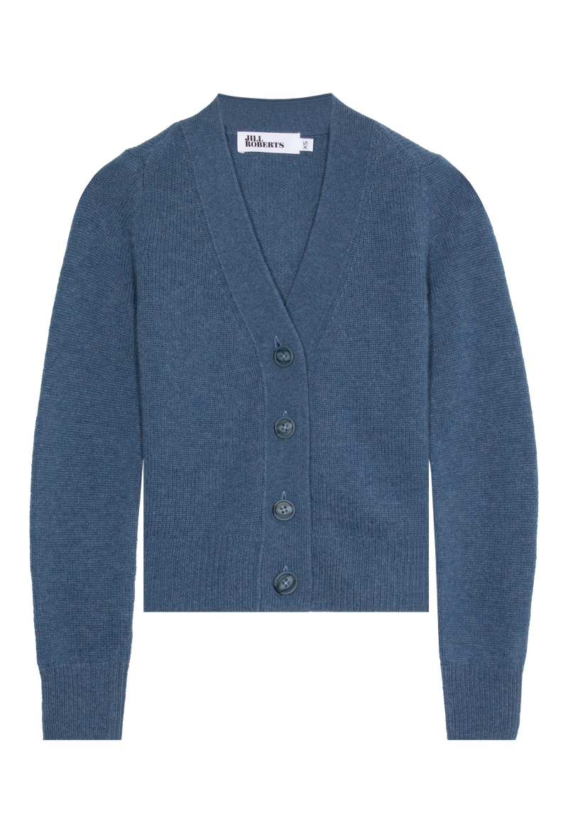 Shrunken V-Neck Cardigan
