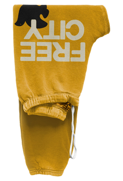 Large Sweatpant Yellow Plant