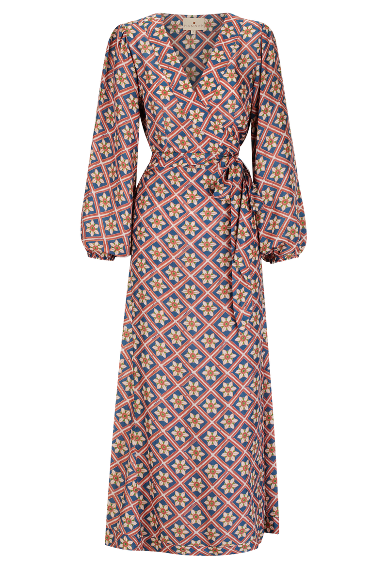 Luna Maxi Wrap Dress