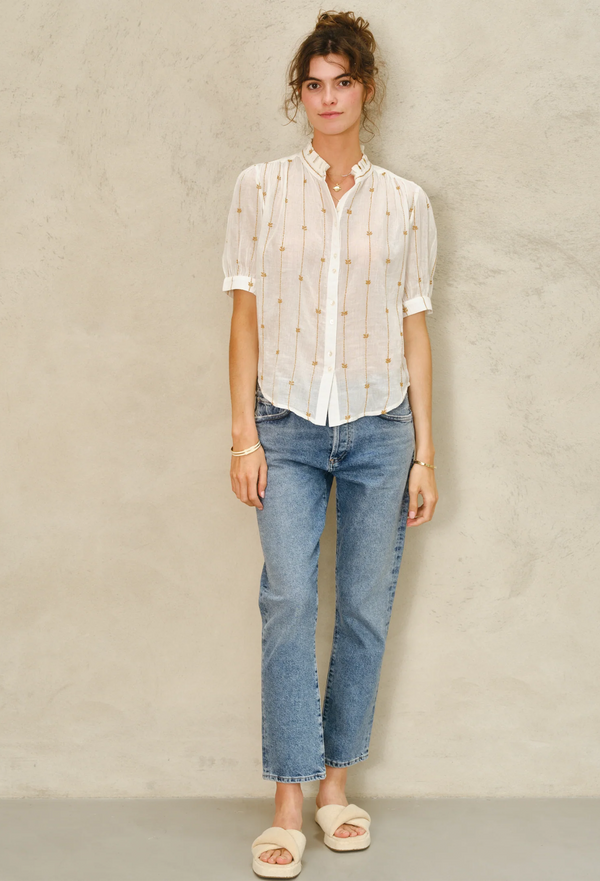Dacy Embroidered Top