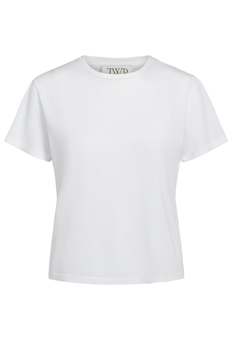 a white t-shirt. transparent background.