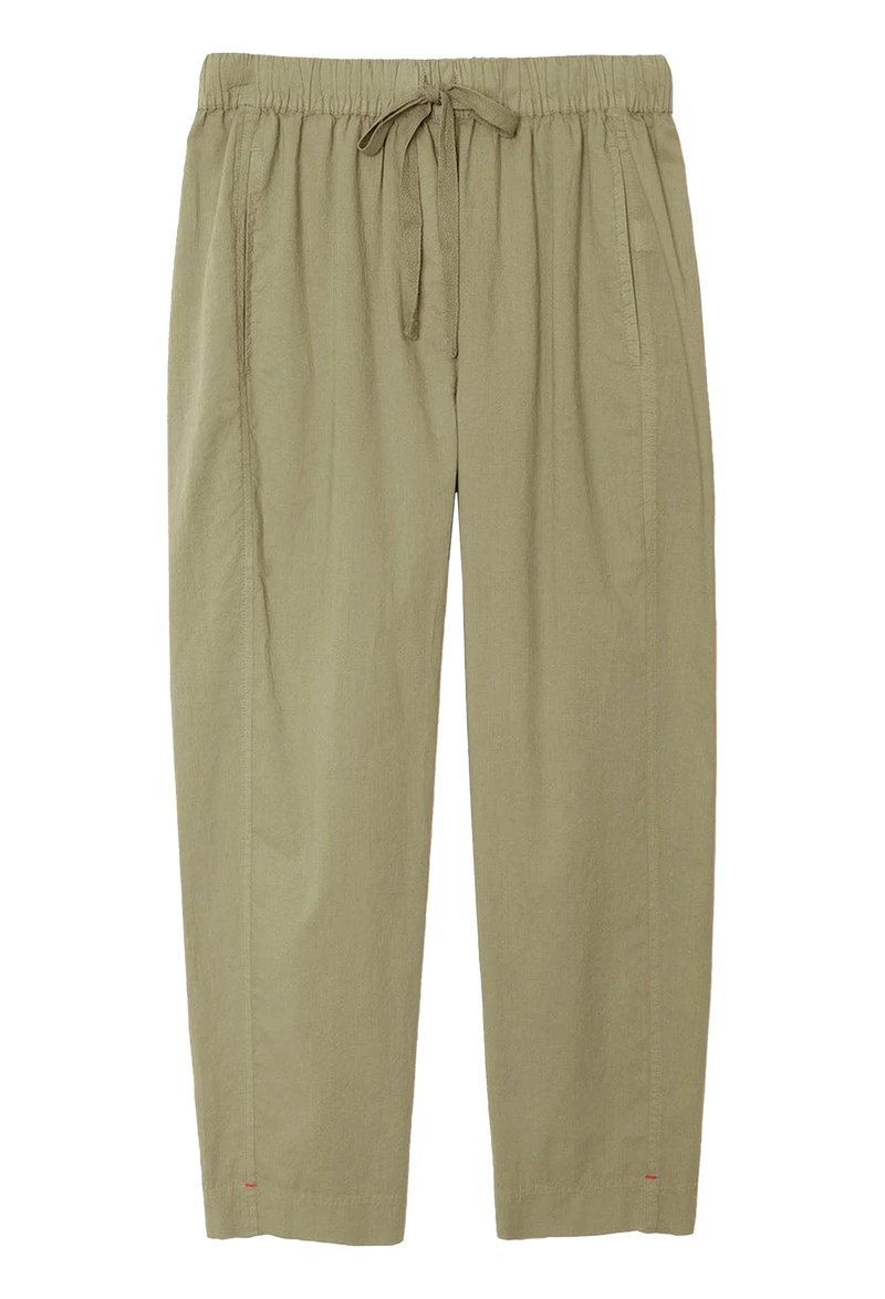 olive green drawstring pants. transparent background.