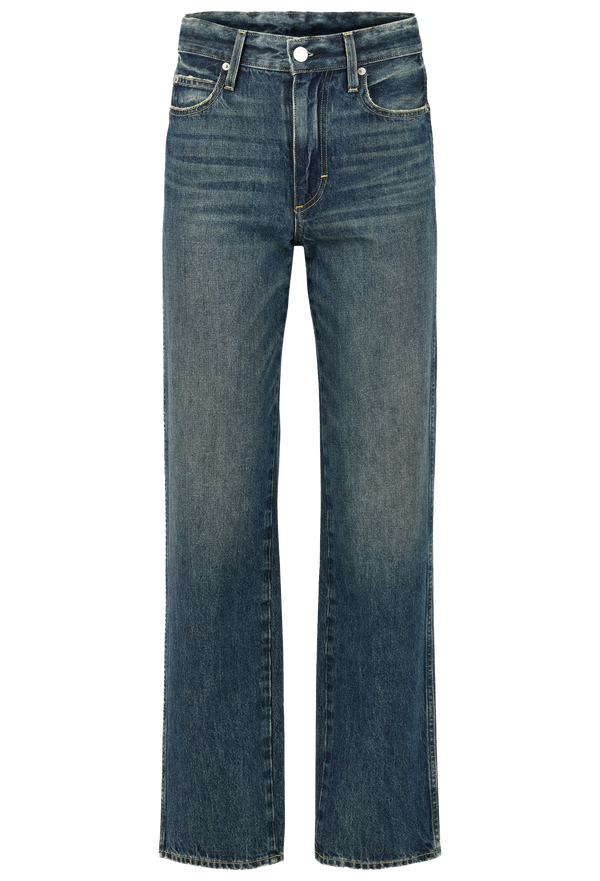 dark blue jeans on a transparent background