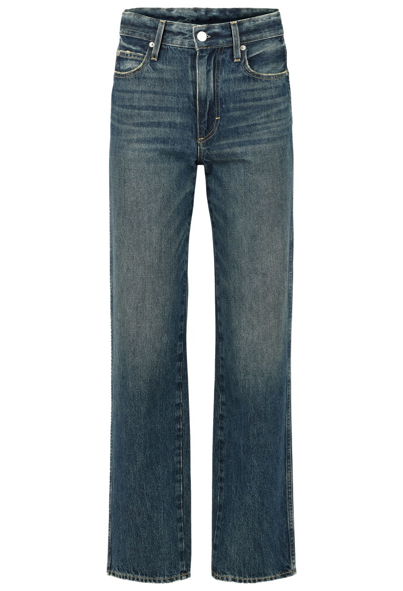 dark blue jeans on a transparent background