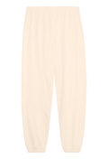 pastel yellow sweatpants on a transparent background