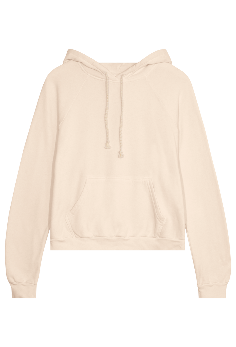 pastel yellow hoodie with a yellow drawstring on a transparent background