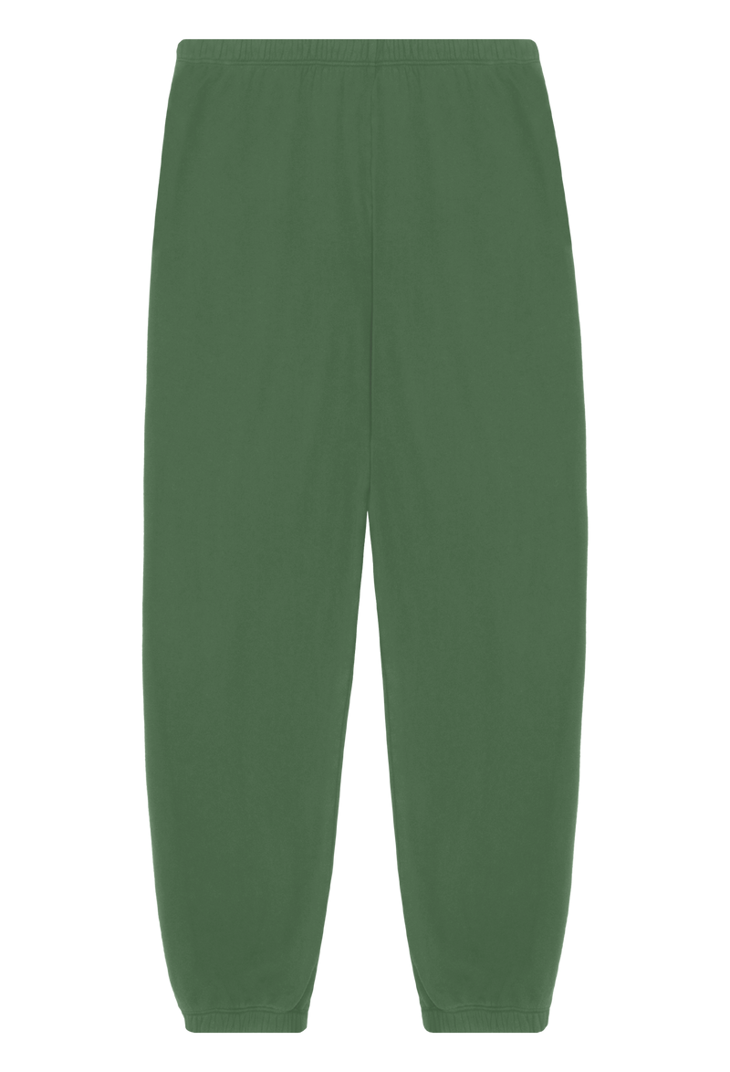 Green sweatpants on a transparent background