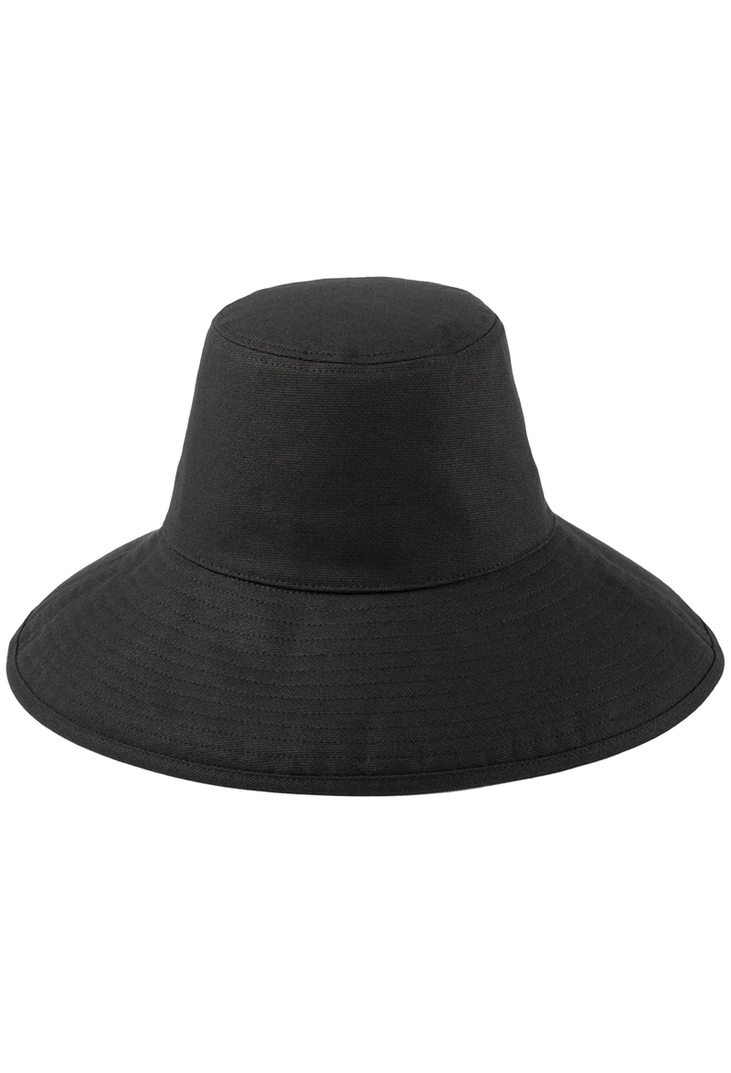 a black bucket hat. transparent background