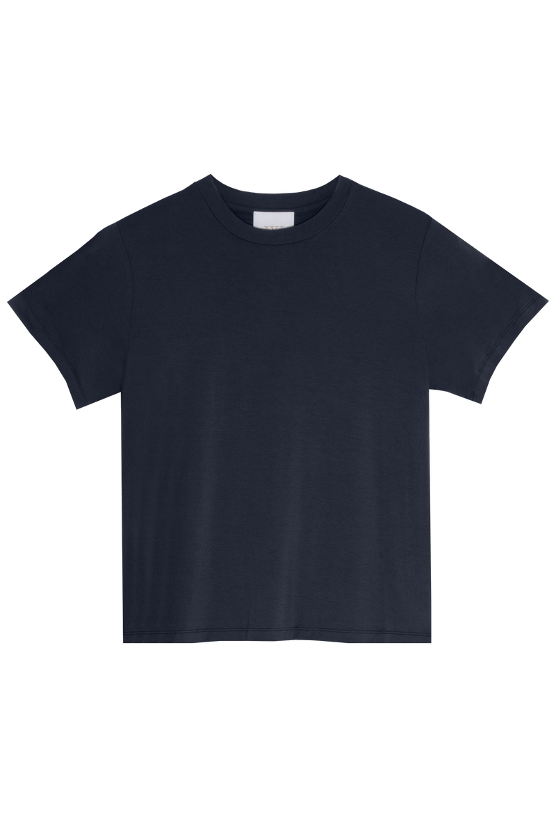 dark blue t-shirt on a transparent background