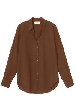Brown shirt on a transparent background