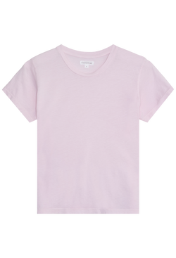 Light pink t-shirt on a transparent background