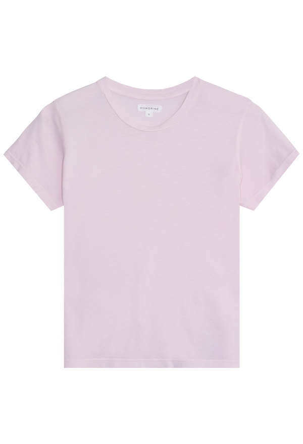 Light pink t-shirt on a transparent background