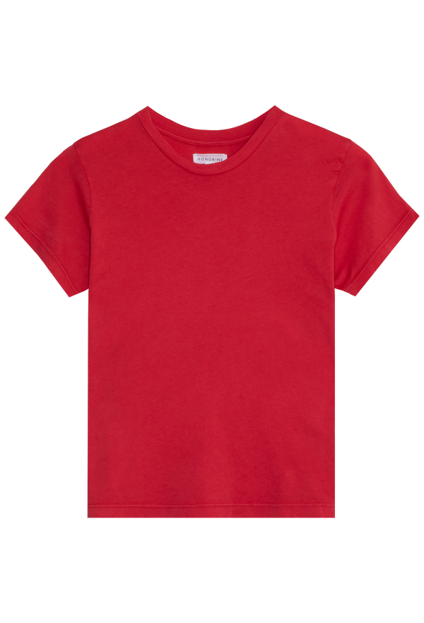 Red t-shirt on a transparent background
