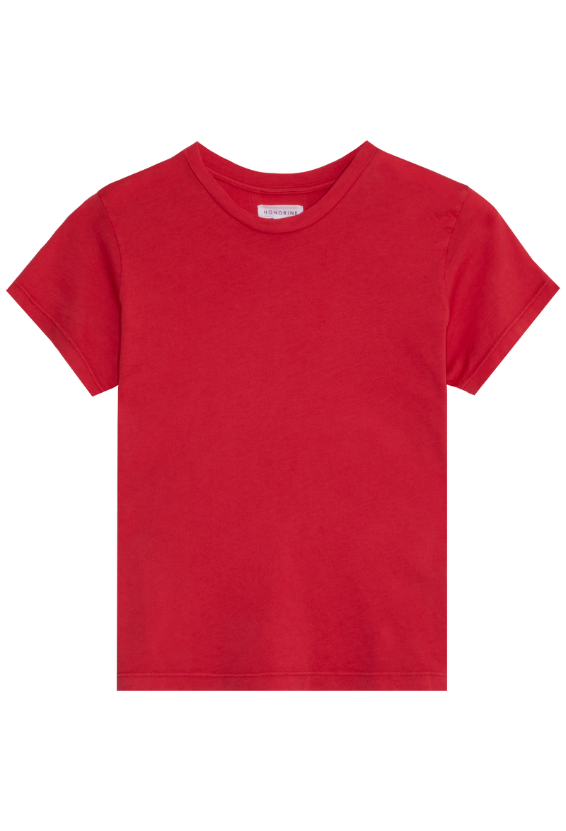 Red t-shirt on a transparent background
