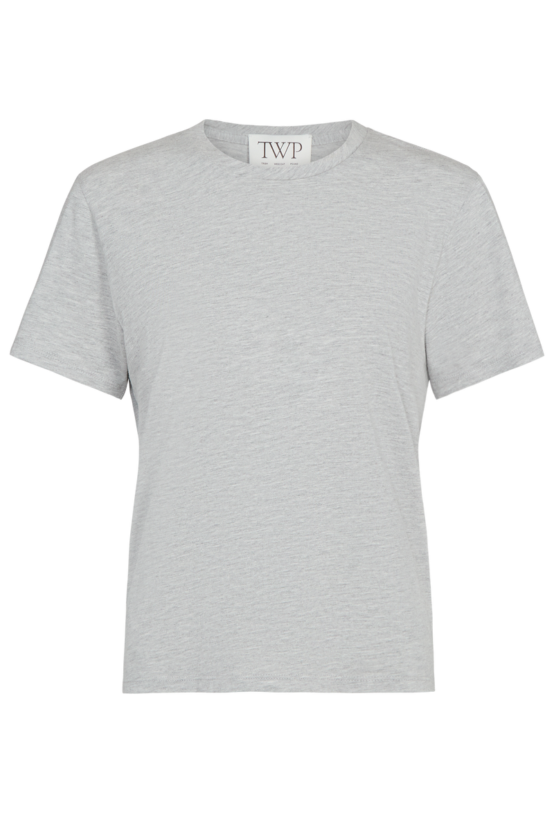 light heather grey t-shirt on a transparent background