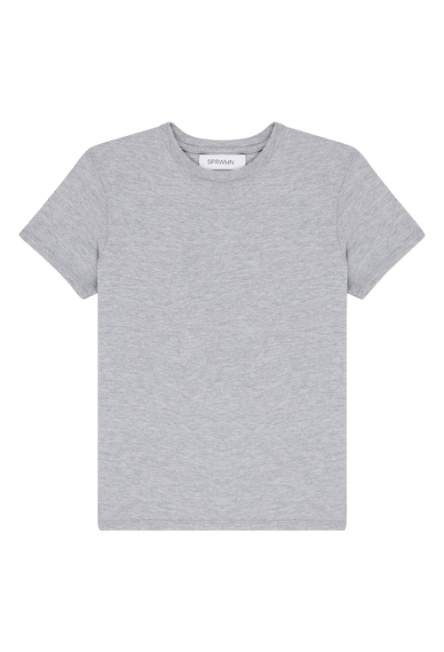Gray t-shirt on a white background