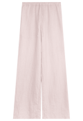 light pink linen pants. transparent background