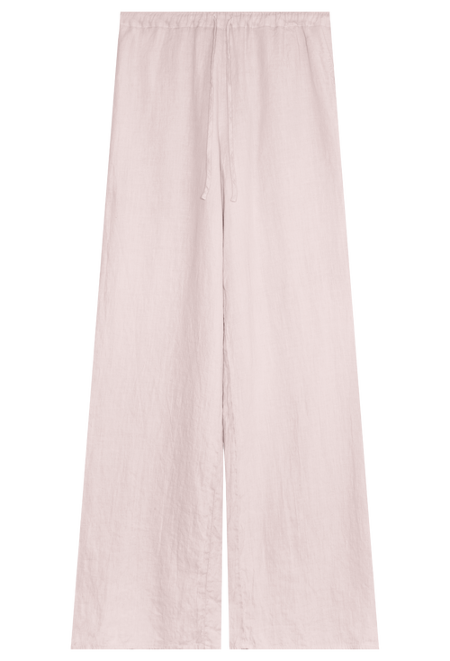 light pink linen pants. transparent background