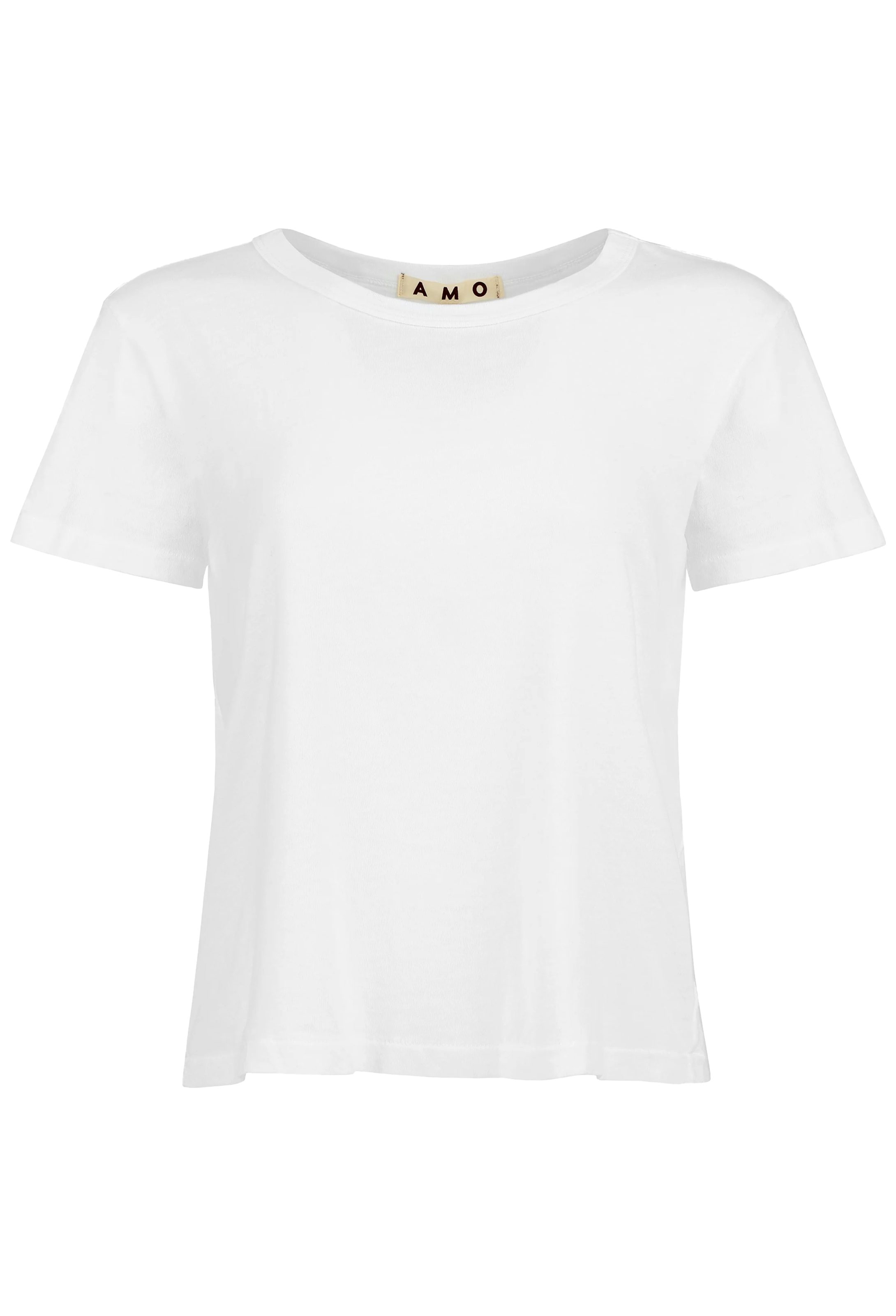 White t-shirt on a white background