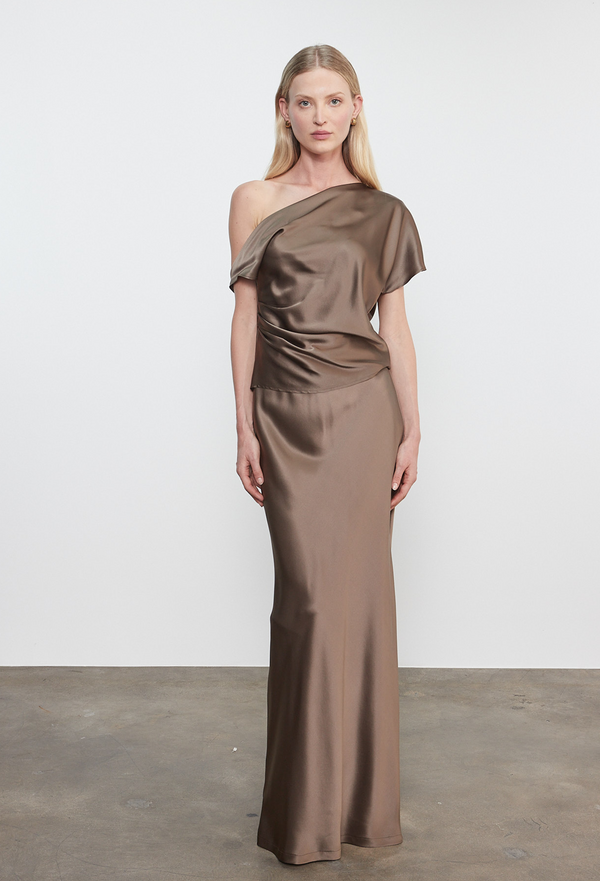 Silk Full Length Skirt