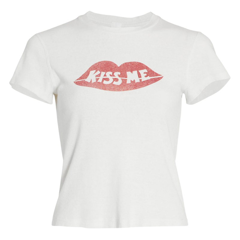 90s Baby Tee Kiss Me