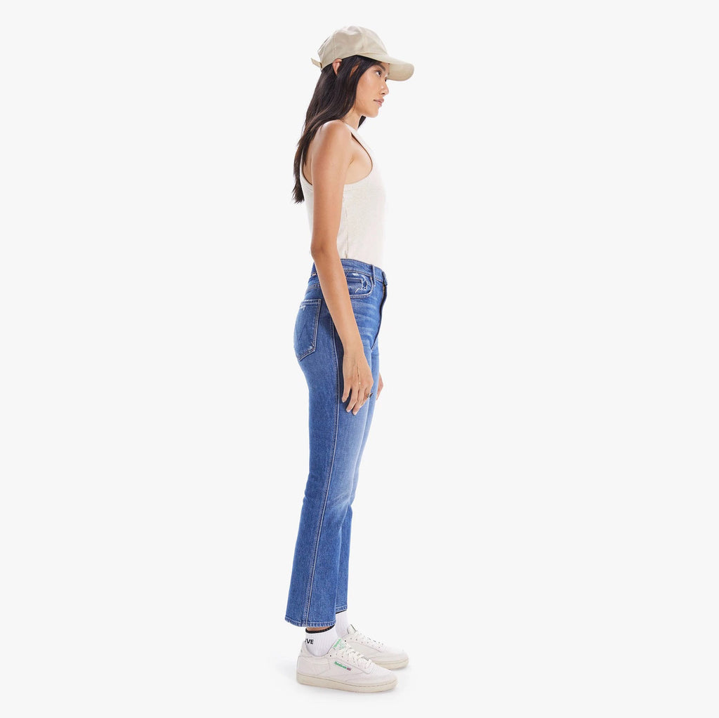 High Waisted Smoking Double Ankle Jean