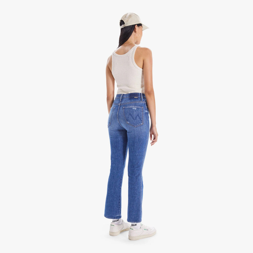 High Waisted Smoking Double Ankle Jean