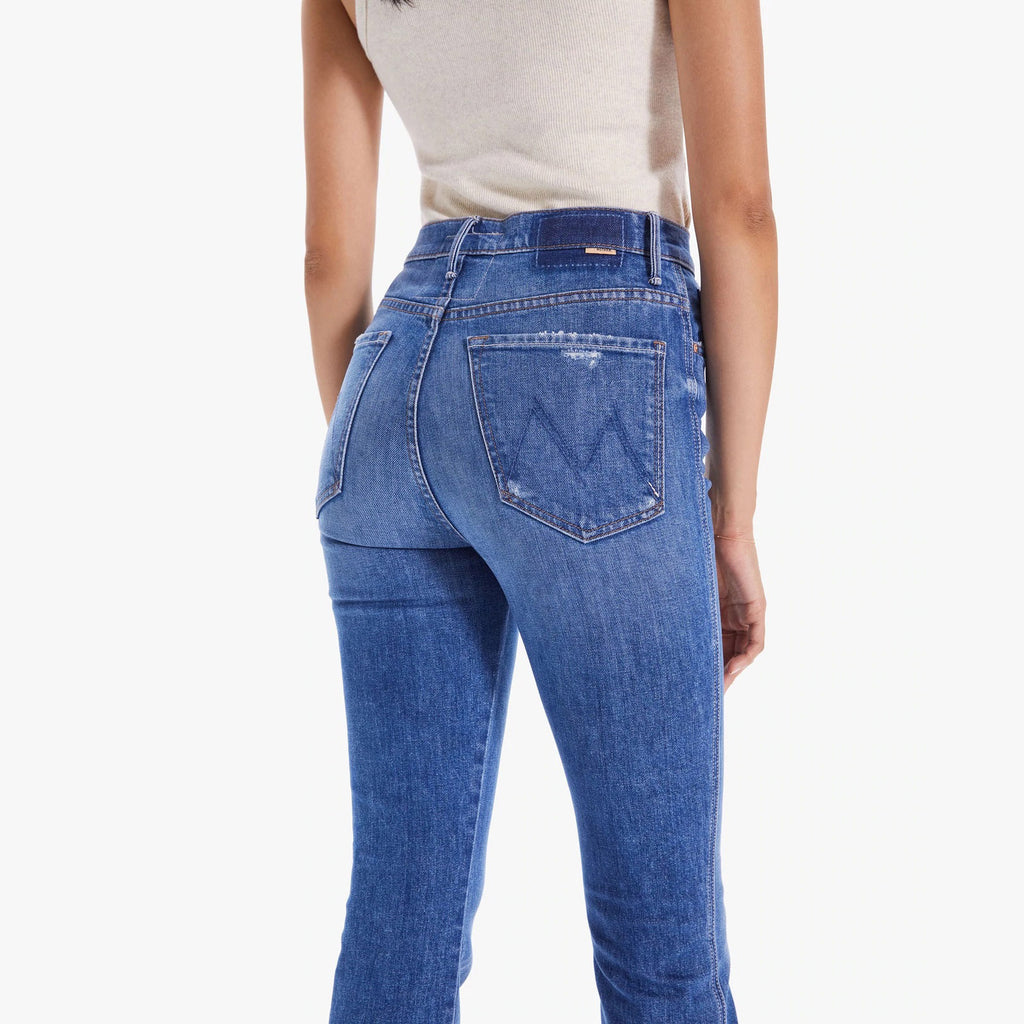 High Waisted Smoking Double Ankle Jean